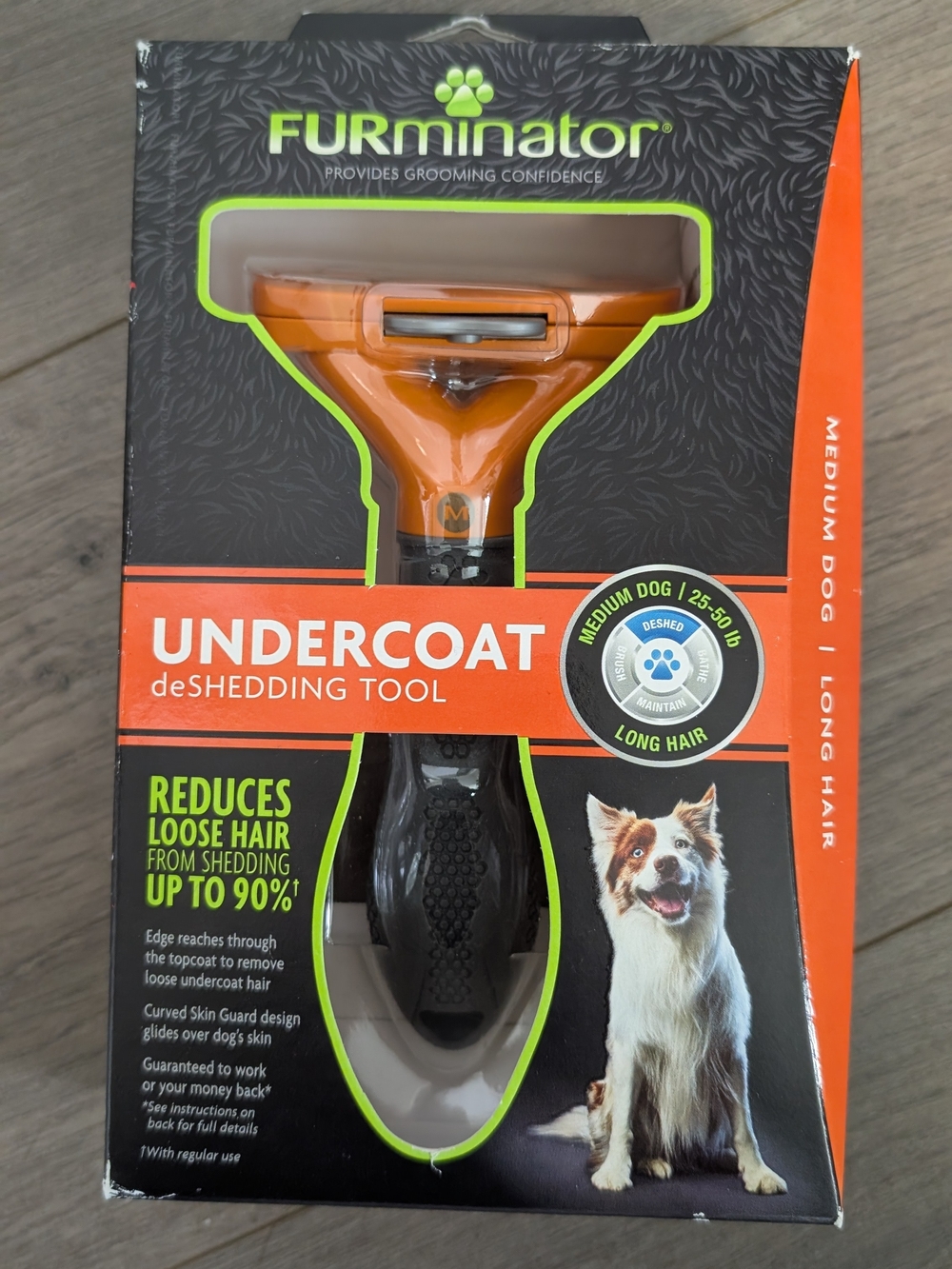 FURminator Undercoat deShedding Tool in Orange and Black